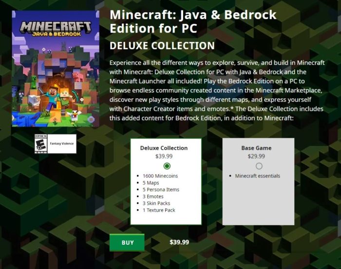 Minecraft: Standard vs. Deluxe – Exploring the Key Differences - Lineart