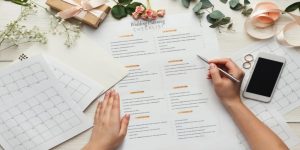What percentage of my budget should go toward different wedding elements